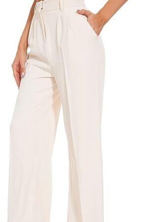FUNYYZO Women's Wide Leg Pants